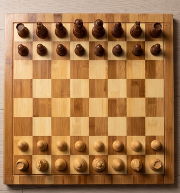 Juego de Ajedrez Clásico de Madera Ecológico