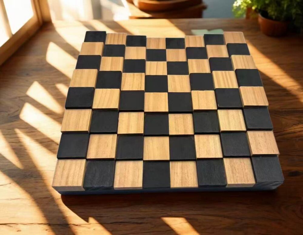 Wooden Tactile Blind Chess Board  Wholesale Manufacturer