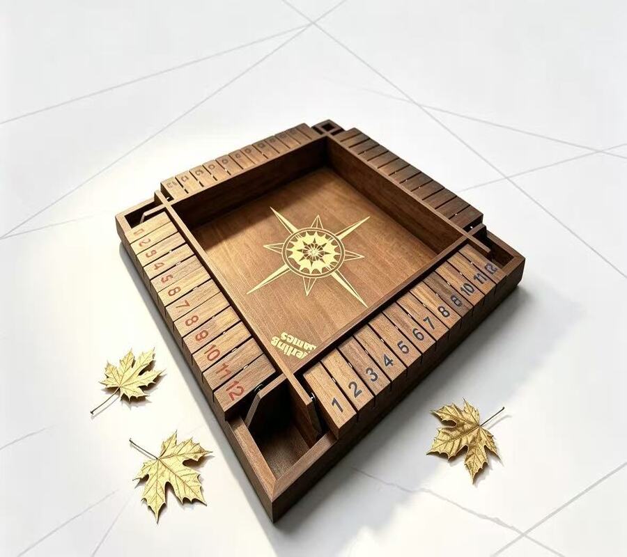 Holztischplatte Spiele