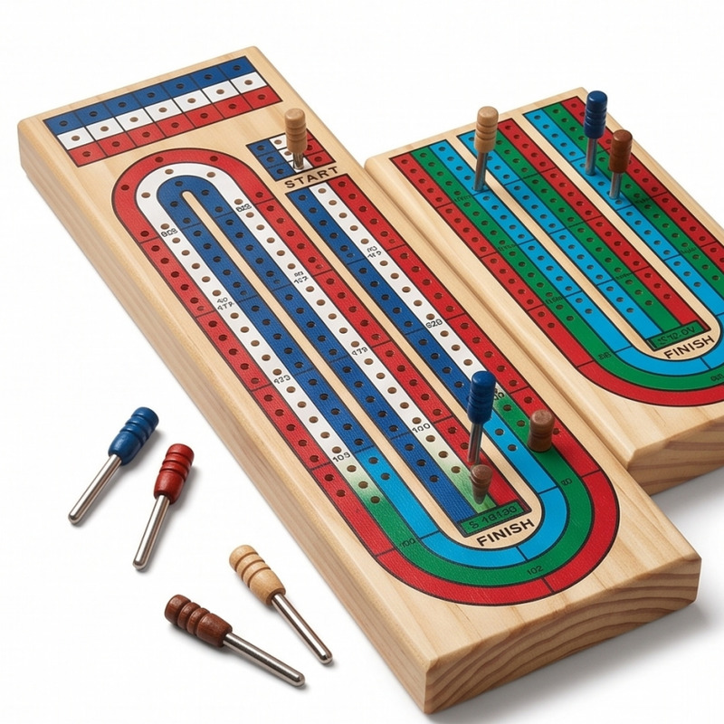wooden Cribbage Board